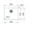 Preview: Franke Edelstahlbecken BXM 210/110-50 Anthrazit Handbedienung
